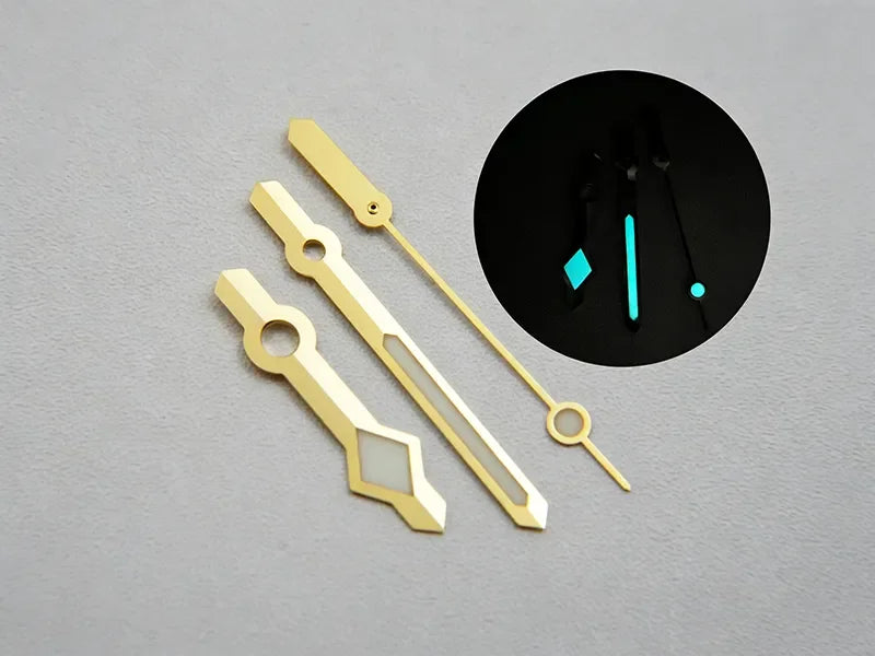 Watch Hands for 2824/2892 Movement Blue Lume Watch Pointers Watch Accessories