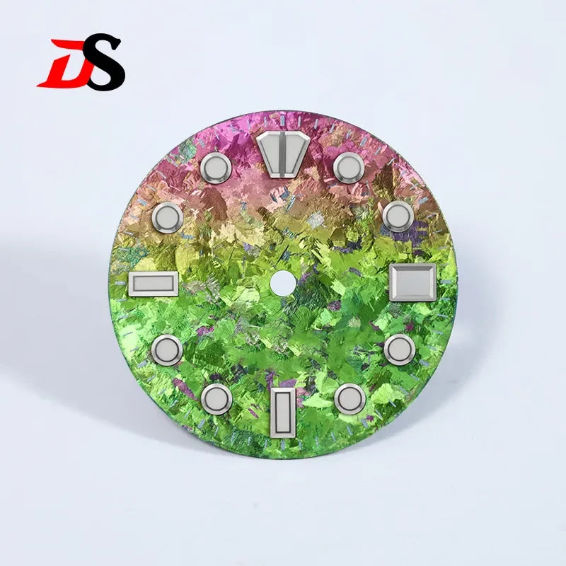 28.5mm Dial BGW9 C3 Lume Ice Crystal Titanium Dial NH35 Movement