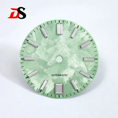 New 28.5mm 6 O'clock Date Dial No Lume Sakura Purple Pink for NH35 Movement SKX007