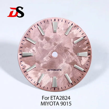28.5MM dial GS Sakura Dial No Lume NH35//ETA2824/MIYOTA 9015 Movement No Date