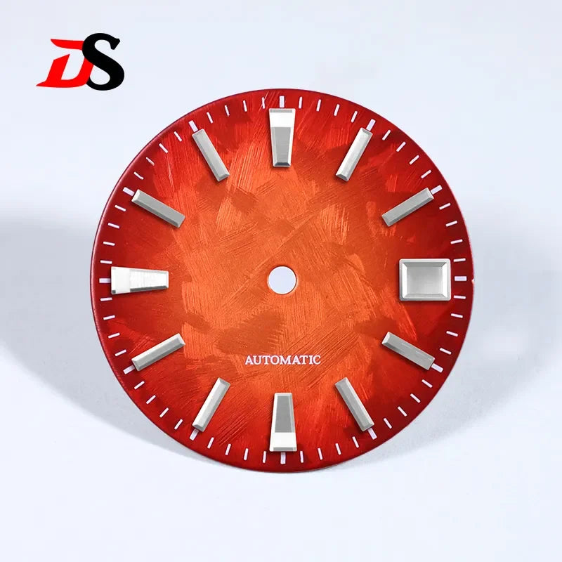 NH35 Dial Sakura Dial 28.5mm Blue Lume SKX007 for NH35NH36 Automatic Movement