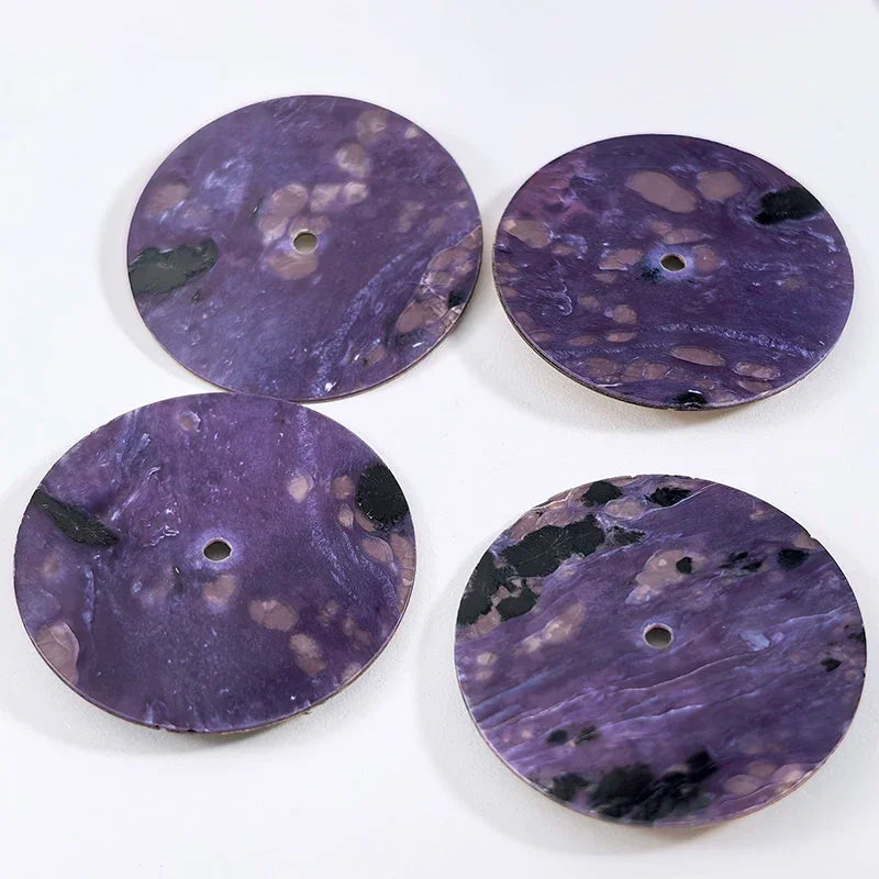 28.5mm Dial Purple Dragon Crystal Purple Stone Blue Lume NH38 NH35 Movement No Date No Lume