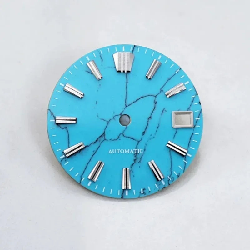 Turquoise Stone Dial for NH35 Movement Skx007 Sbdx001 Natural Stone Blue Lume/no Lume