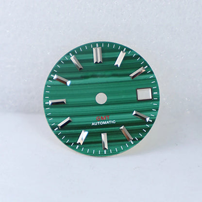 Malachite Dial For NH34  Natural Stone