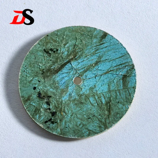Green Labradorite Natural Dia l28.5mm No Date NH38NH35 Movement Stone Dial