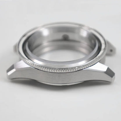 38mm CTZ Case with Bezel 38x30.6mm One-way Rotating Sapphire Crystal AR NH35 for 28.5mm NH34 120 Clicks