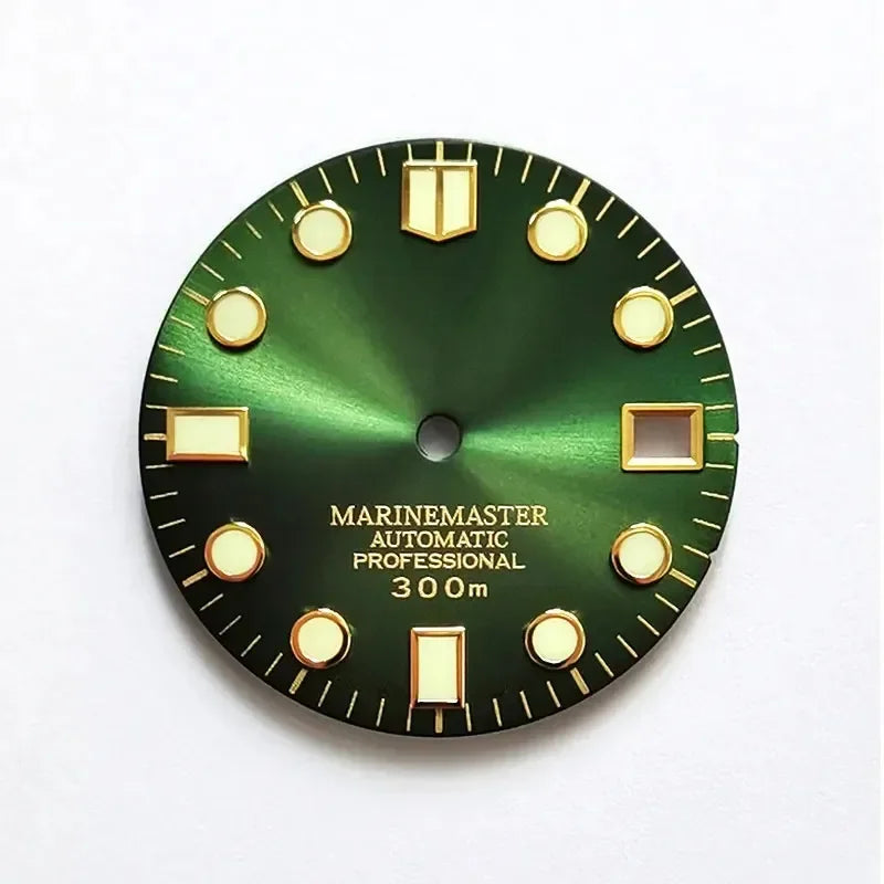 Marinemaster MM Index Dial Gold BGW9 C3 Lume for NH35NH36 Movement 28.5mm