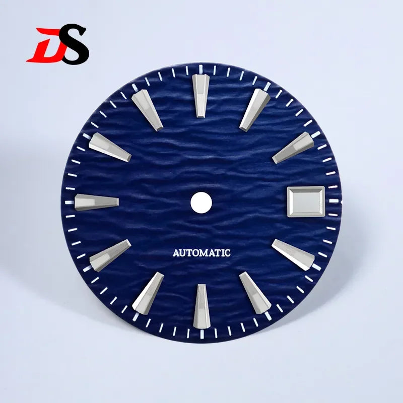 Gradient 28.5mm Wave Pattern Dial Blue Lume for NH35/NH38 Movement