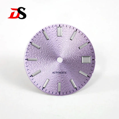 28.5mm Invisible Texture Sunburst No Lume NH35 Movement Multiple Colors