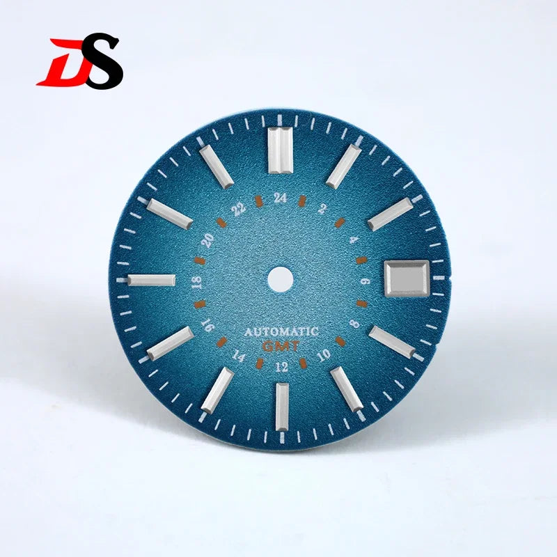 Spark Texture Smoked Dial GMT NH34 Movement No Lume 28.5mm Dial