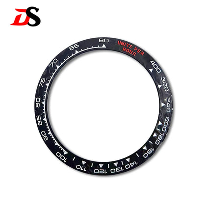 Carbon Fiber Bezel 38.5mm*30.5mm Inclined Insert Module Watch Accessories High Quality Watch Bezel