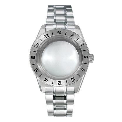 38mm Case with Bezel 38x30.6mm One-way Rotating Sapphire Crystal AR