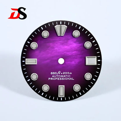 NH35 Dial 28.5MM Mother of Pearl Watch Dial BGW9 C3 Lume Fit NH35 NH36 Movement