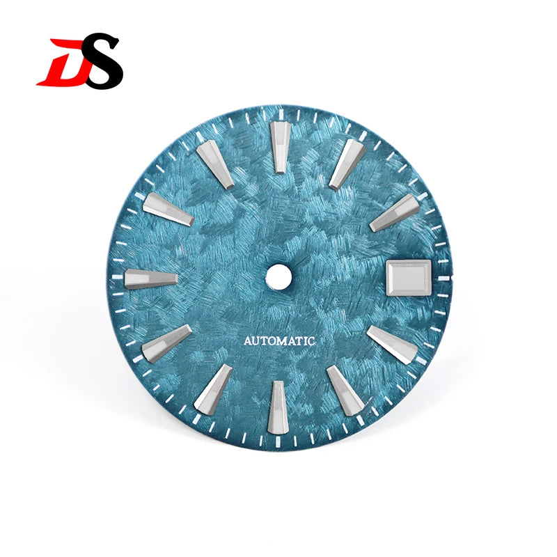 62GS Mod Dial Cherry NH35 Blue Lume OMG Index Cherry Trees of Spring Light-green Lilac 28.5mm for SKX007 GS Mod