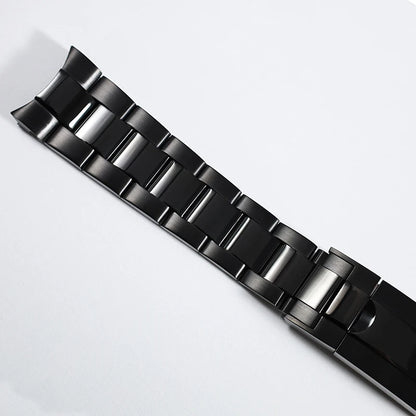 Black 40.5mm Case Oyster Bracelet 20ATM Suitable for NH34NH35/36/38ETA2824 Movement