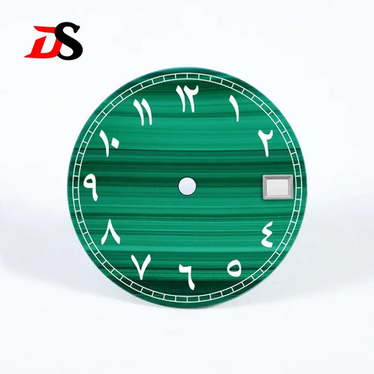 Arab 28.5mm Dial Malachite NH35 Movement Stone Dial No Lume