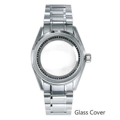 38mm GS Case with Chapter Ring NH35 NH34 Match Shunbun 28.5mm Dial Color Classic Watch Case