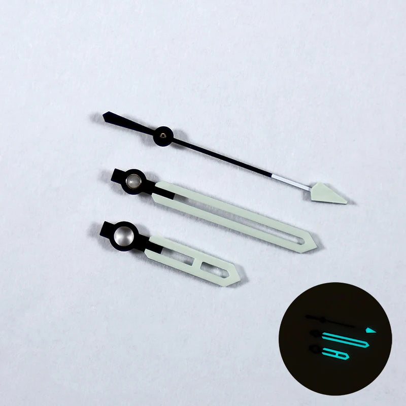 Watch Pointer Second Hand Suitable for SW200 Movement Blue Lume Hollow Hand Skeleton