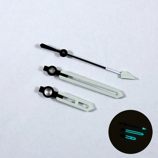 Watch Pointer Second Hand Suitable for SW200 Movement Blue Lume Hollow Hand Skeleton