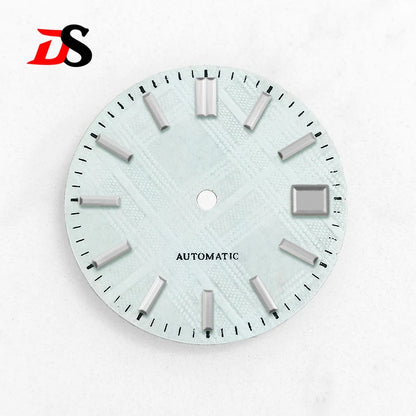 28.5MM Dial Texture Surface Watch Dial for NH35/NH36 Movement SKX007 No Lume Art Style