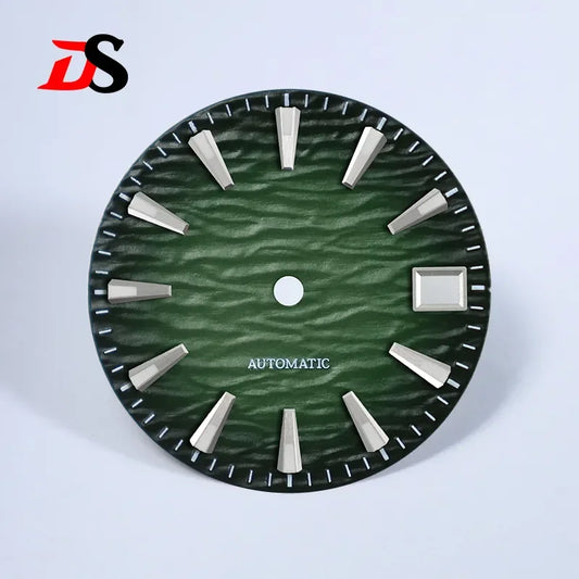 Gradient 28.5mm Wave Pattern Dial Blue Lume for NH35/NH38 Movement