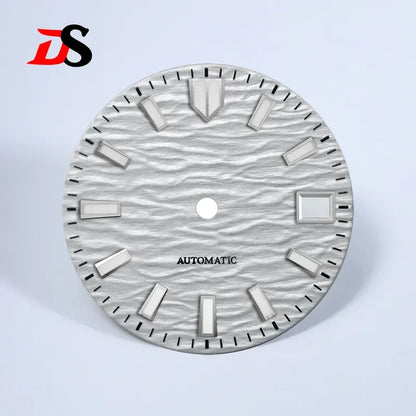 Gradient Wave Dial 28.5mm Blue Lume Date for NH35/NH38 Movement