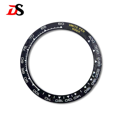 Carbon Fiber Bezel 38.5mm*30.5mm Inclined Insert Module Watch Accessories High Quality Watch Bezel