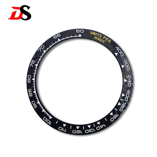 Carbon Fiber Bezel 38.5mm*30.5mm Inclined Insert Module Watch Accessories High Quality Watch Bezel