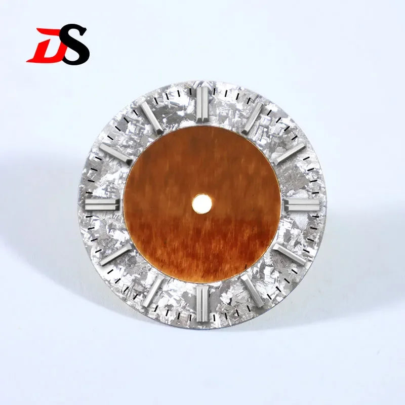 Natural Lapis Lazuli 28.5mm Dial Ice Crystal Stone Dial Creative Stitching NH38 Movement No Date Tiger's Eye Stone Blue Sands