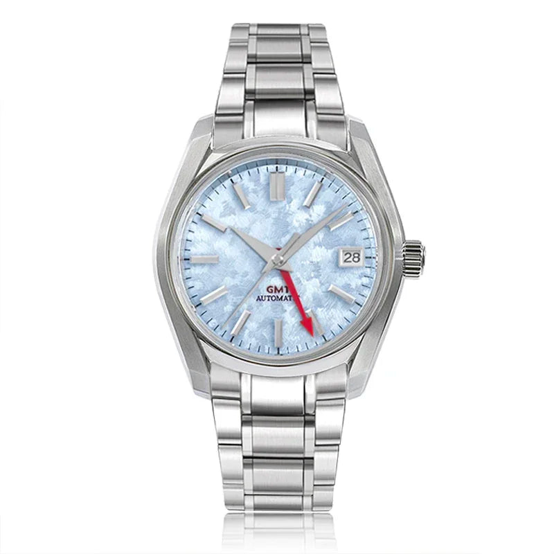 62GS 38mm Yunhai Sakura Man Ladies Watch Stainless Steel Glass AR Coating High Quality Automatic NH34GMT Movement