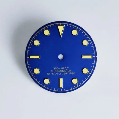 28.5mm Retro Dial BGW9 C3 Lume NH35NH36 Movement No Date Dial