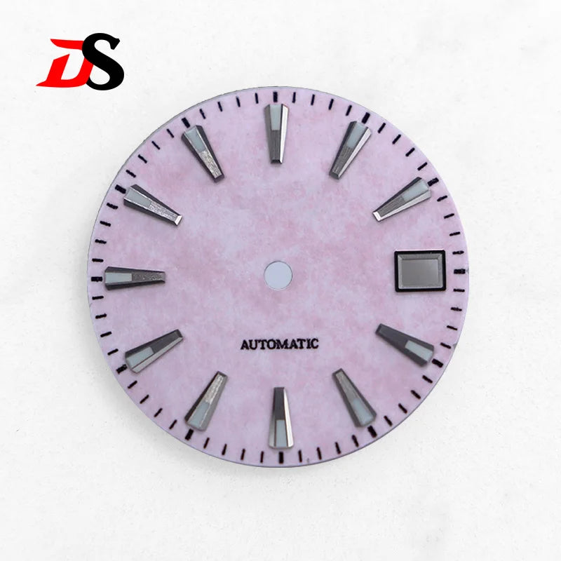 Artistic Retro Dial Brown Snowflake Cherry Blossom Sea of Clouds Texture Night NH35NH36 28.5mm