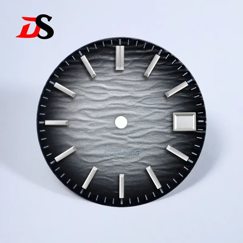 Gradient Wave Dial 28.5mm No Lume for NH35/NH38 Movement 3 O'clock Date/no Date