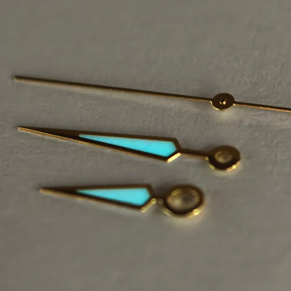 Watch Hands for NH35 Movement Blue Lume Watch Accessories High Quality