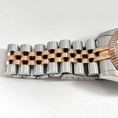 Stainless Steel 36mm Strap Oyster Ring Gear Sapphire