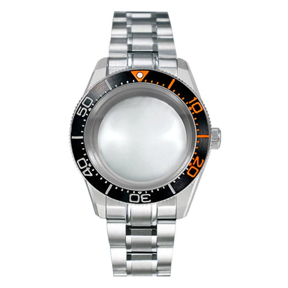38mm Case with Bezel 38x30.6mm One-way Rotating Sapphire Crystal AR