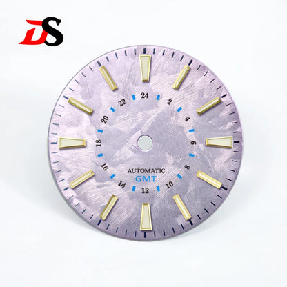 28.5mm Sakura Blue GMT Dial Blue Luminous NH34GMT Movement No Date