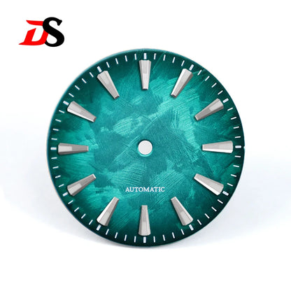 28.5MM High Quality Shunbun Sakura No Date Dial NH35 Movement OMG Blue /Green Lume