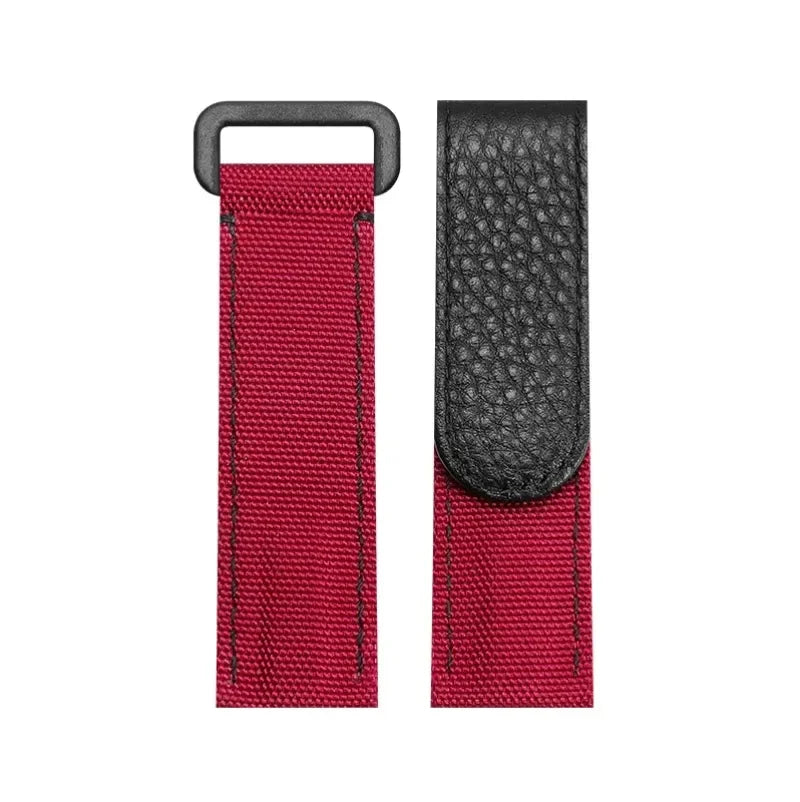 Watch Strap Nylon Velcro Men's Matching Carbon Fiber Case VK63/4130/3135/ Movement 20mm Canvas Belt