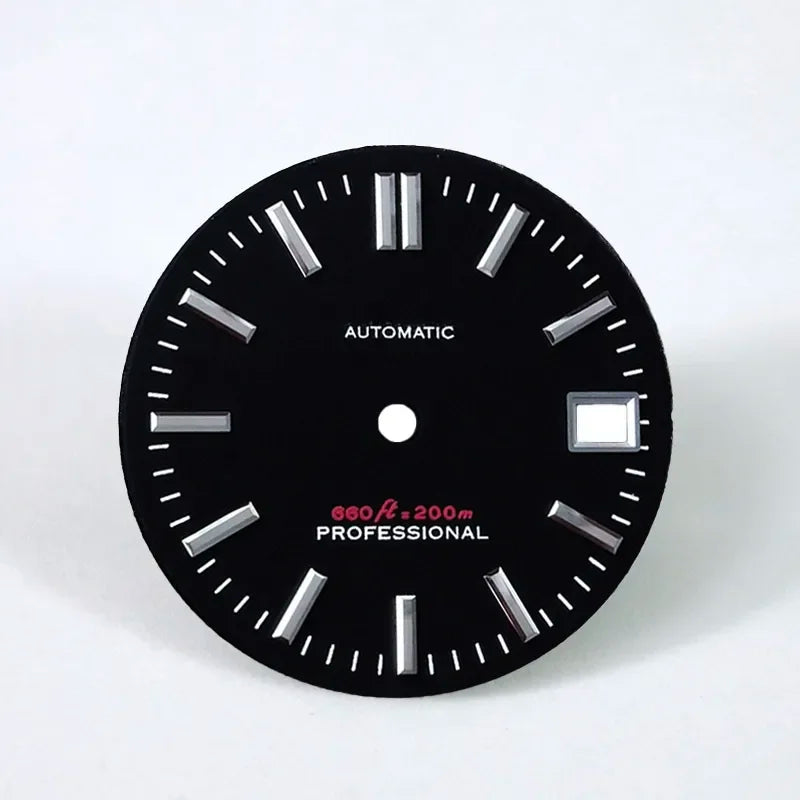 28.5mm Dial Gradient No Lume Matte Balck Dial NH35 Movement