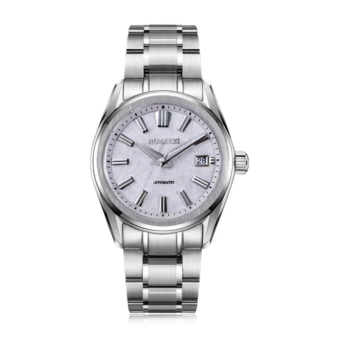 RIMALTI 40mm Watch Linen Dial High-quality Automatic Mechanical Luxury Classic Business Watch Sapphire NH35 Movement 10BAR