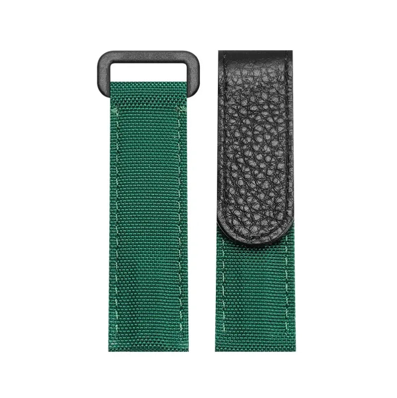 Watch Strap Nylon Velcro Men's Matching Carbon Fiber Case VK63/4130/3135/ Movement 20mm Canvas Belt