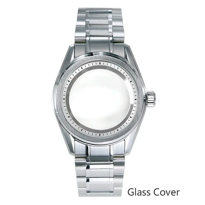 38mm GS Case with Chapter Ring NH35 NH34 Match Shunbun 28.5mm Dial Color Classic Watch Case