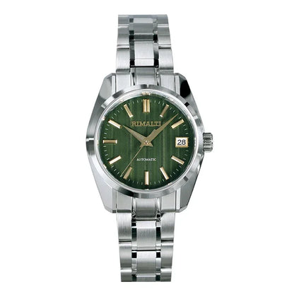 RIMALTI Watch Men's 36.5mm Mechanical Bamboo Texture Watch Waterproof High-quality Business NH3510BAR Sapphire AR Glass