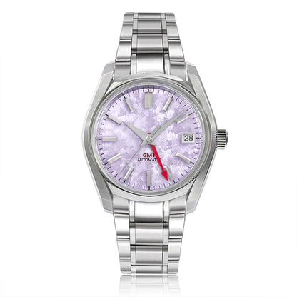 62GS 38mm Yunhai Sakura Man Ladies Watch Stainless Steel Glass AR Coating High Quality Automatic NH34GMT Movement