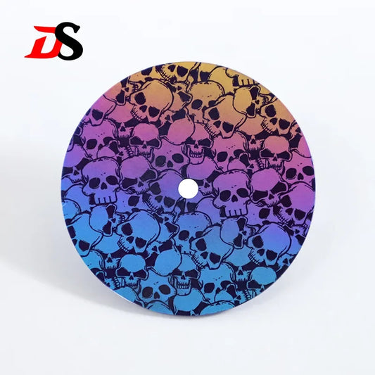 Color Craft 28.5mm Skull Head Pattern Dial No Lume for NH36 NH35 Movement No Date Dial Blank