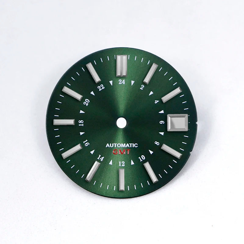 NH34 GMT Bamboo GS Sunburst Dial No Lume