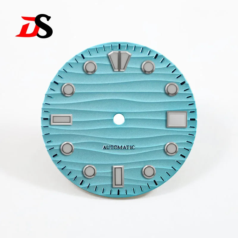 DS 28.5mm Sea Wave GS Dial BGW9 C3 Lume Date NH35 Movement