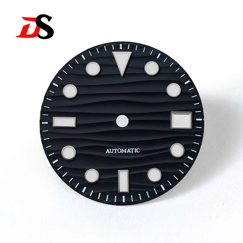 28.5mm Sea Wave Dial YM BGW9 C3 Lume Date NH35 NH34 Movement