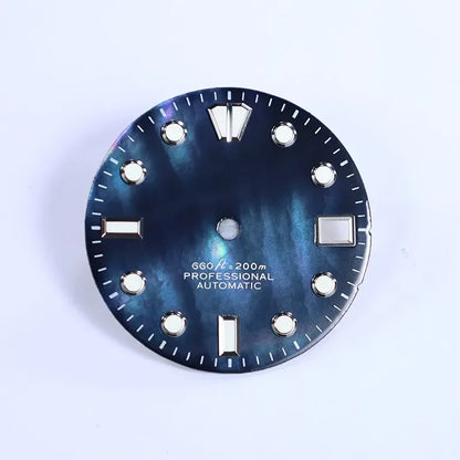 NH35 Dial 28.5MM Mother of Pearl Watch Dial BGW9 C3 Lume Fit NH35 NH36 Movement
